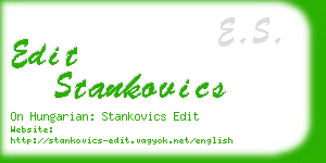 edit stankovics business card